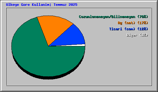 Ulkeye Gore Kullanim: Temmuz 2025
