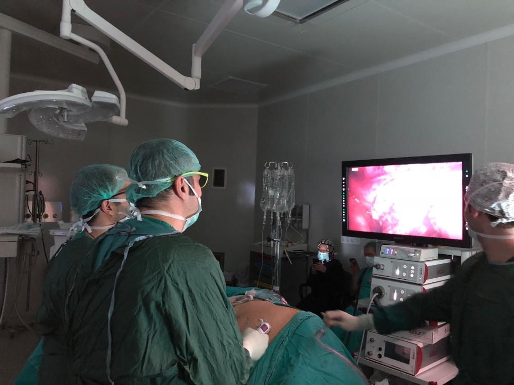 Moldovalı kadına Elazığ’da laparoskopik ameliyat uygulandı