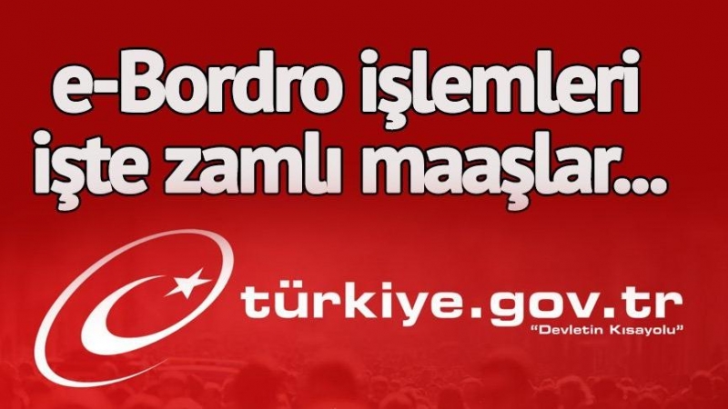 2018 Ağustos Ayı Memur Maaş Bordrosu Sorgulama