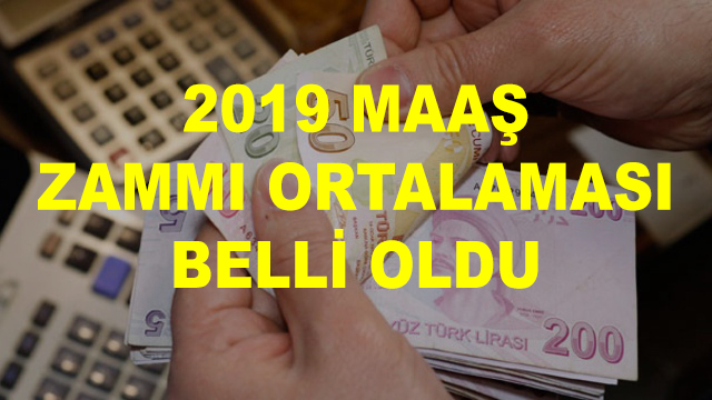 2019 Maaş Zamlarının Ortalaması Belli Oldu