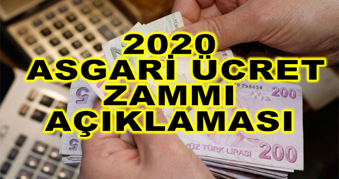 2020 Asgari Ücret Zammı Açıklaması! İşte Kritik Rakam