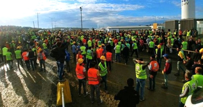 3. Havalimanı İnşaatında Eyleme Katılan 24 İşçi Tutuklandı