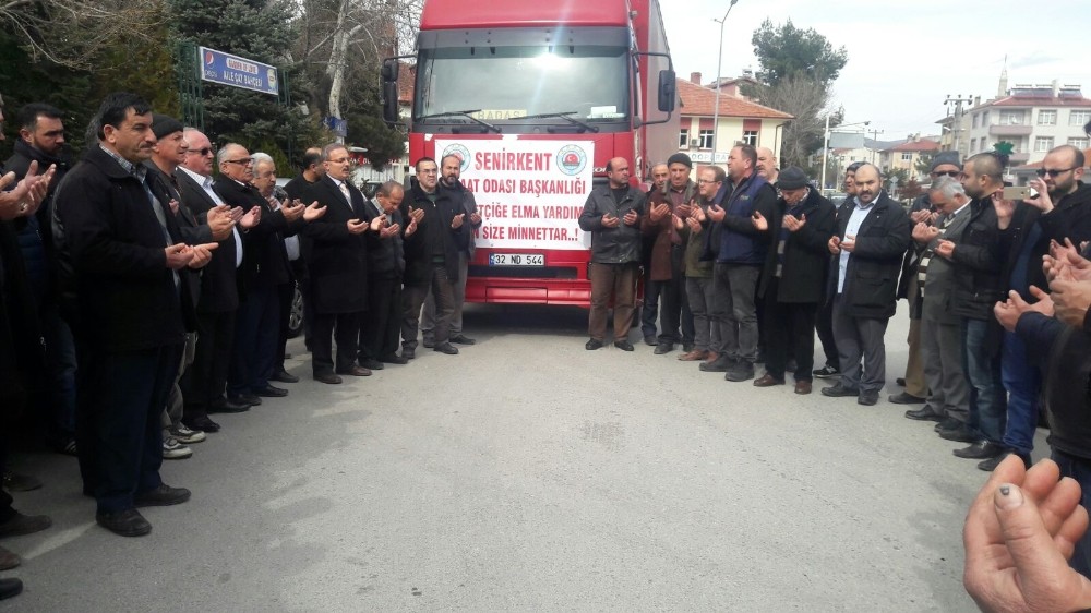 Afrin’deki Mehmetçik için 26 ton elma