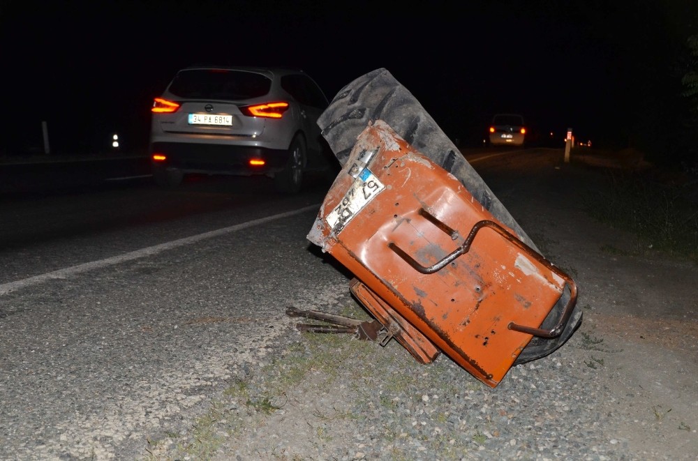 Kastamonu’da traktör ile minibüs çarpıştı: 2 yaralı