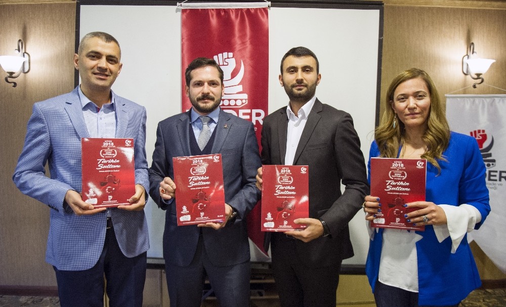 KPSS için hazırlanan kitabın gelirini şehit aileleri ve gazilere verdi