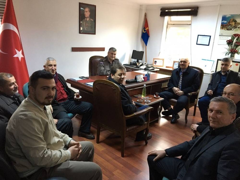 AK Partililerden Kızılcahamam’da protokol ziyareti