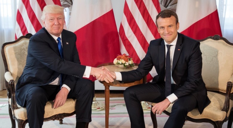 Trump, Macron’u Beyaz Saray’da ağırlayacak