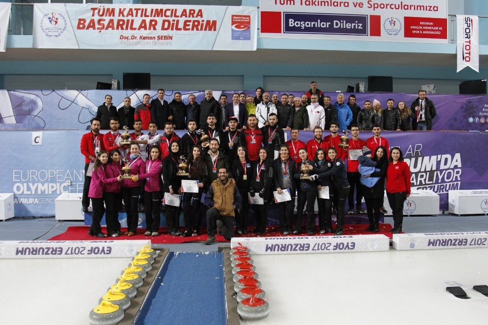 Curling şampiyonlar belli oldu