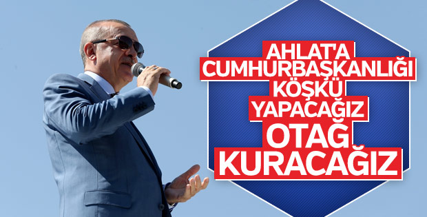 Ahlat'a Cumhurbaşkanlığı Köşkü Yapılacak!