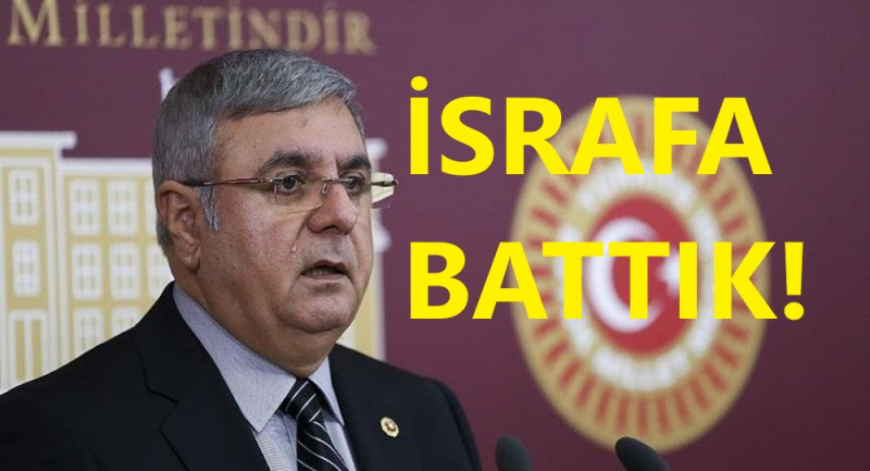 AK Partili Metiner'den İtiraf! İsrafa Battık 