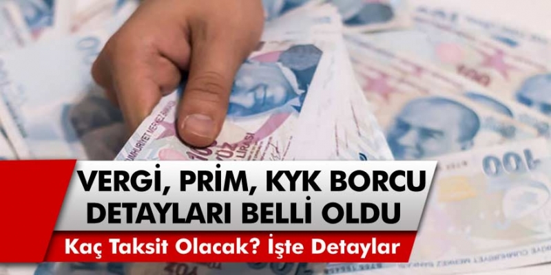 AKP'den son dakika! SGK prim borcu - KYK öğrenim kredisi - vergi borcu yapılandırma  detayları belli oldu…