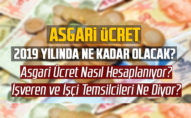 Asgari Ücret 2019'da Ne Kadar Olacak?