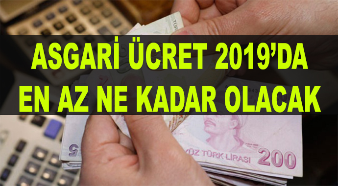 Asgari Ücret 2019'da En Az Ne Kadar Olacak