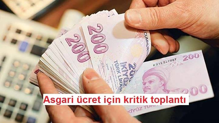 Asgari ücret için kritik toplantı.