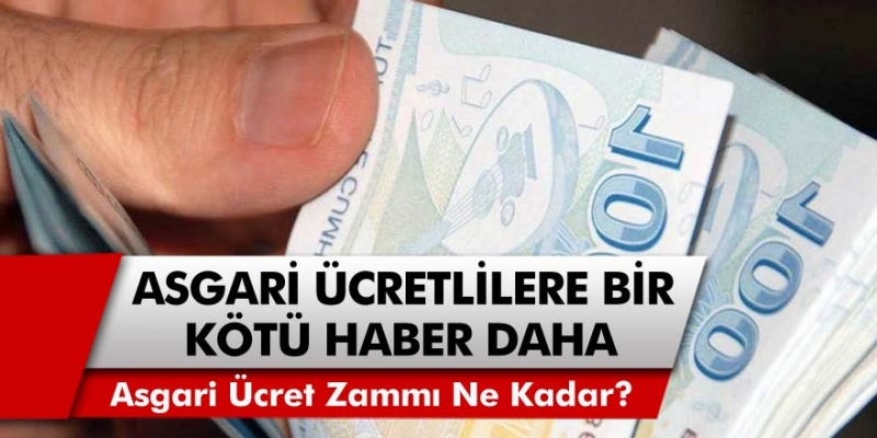 Asgari ücretle çalışanlara bir darbe daha geldi! Zam oranları, milyonlarca kişiyi üzecek… Asgari ücret zammı ne kadar oldu?