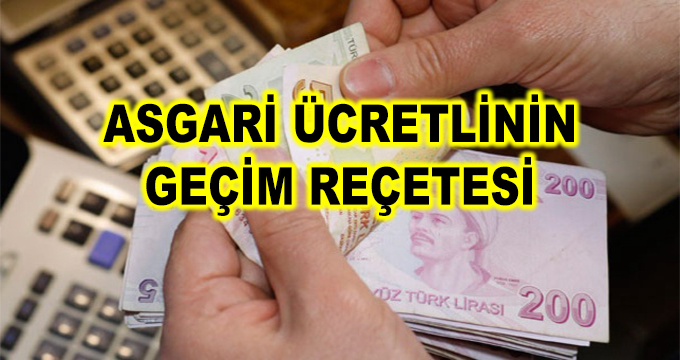 Asgari Ücretlinin Geçim Reçetesi