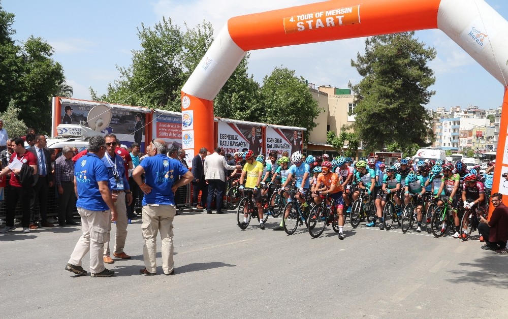 Tour Of Mersin Uluslararası Bisiklet turunun 4’üncüsünün ikinci etabı Mut’tan başladı