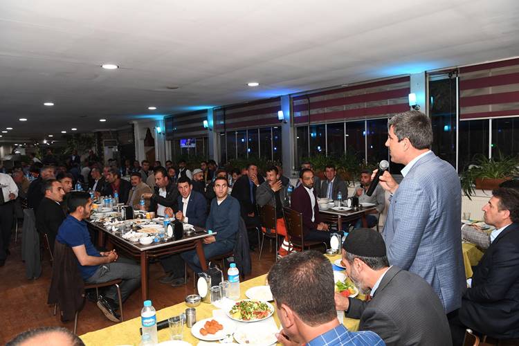 Başkan Asya, taşeron işçilerle iftarda bir araya geldi