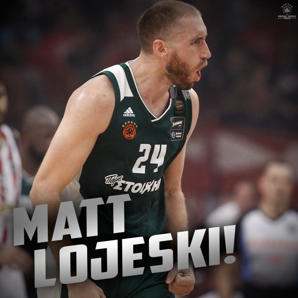 Panathinaikos, Matt Lojeski’nin sözleşmesini 1 yıl uzattı
