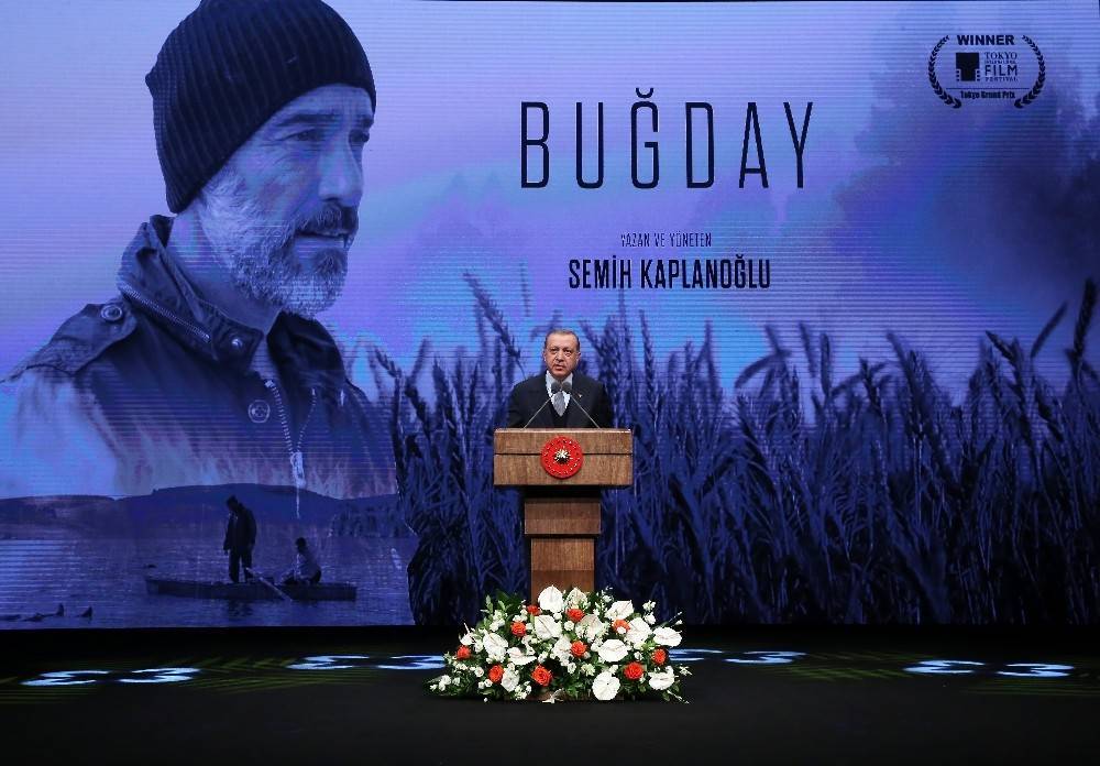 Cumhurbaşkanı Erdoğan “Buğday” filminin galasına katıldı