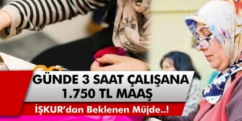 İŞKUR Müjdeyi Verdi! Evde Çalışan Vatandaşlara Aylık 1000 TL Karşılığında Paketleme İşi Verilecek…