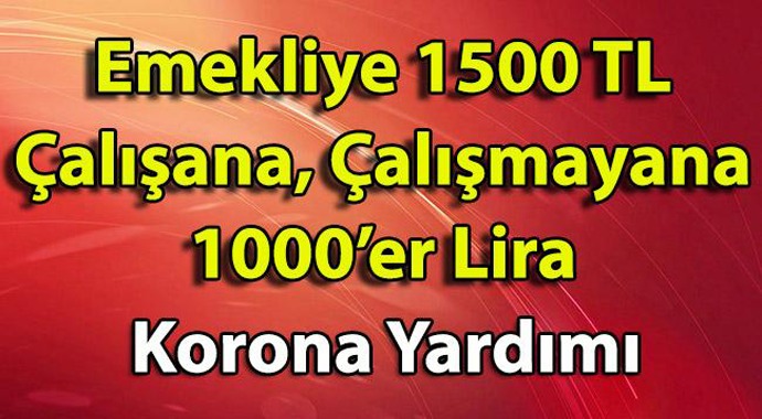 İşsize ve İhtiyaç Sahiplerine Devlet Desteği! 1.000 – 1.500 TL Arası Yardım!