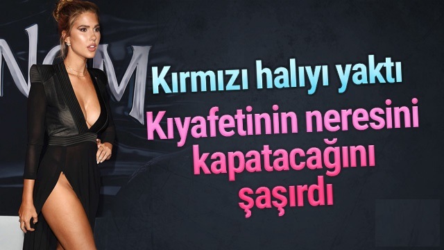 Kırmızı Halıyı Adeta Yaktı