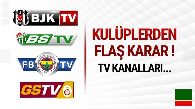 Kulüplerden Flaş Karar!!