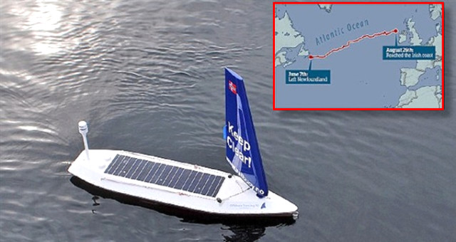 Norveçli Şirketin Ürettiği İnsansız Robot Tekne Atlantik'i Aştı