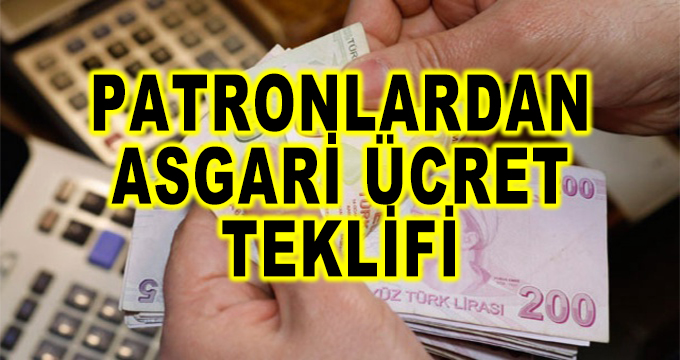 Patronlardan Asgari Ücret Teklifi