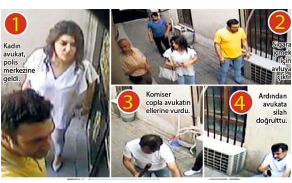 Polis Amiri Karakolda Kadın Avukatı Dövüp Silah Çekti