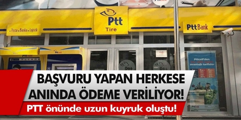 PTT’den son dakika açıklaması: Anında 1180 TL ödeme yapılacak…