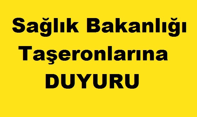 Sağlık Bakanlığı Taşeronlarına Müjde Açıklaması