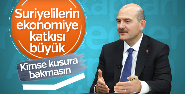 Süleyman Soylu: Suriyelilerin Ekonomimize Katkısı Büyük