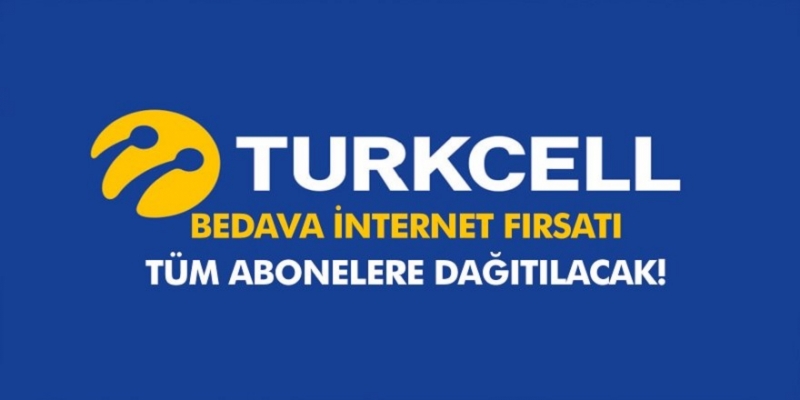 Turkcell'den Herkese Ücretsiz Bedava İnternet Hediye!