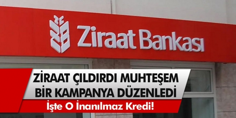 Ziraat Bankasından Görülmemiş Fırsat! Faiz Oranları Düşürüldü, Başvuru Rekoru Kırdı... 