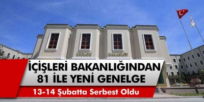 13-14 Şubat'ta şehirlerarası seyahatlerde izin belgesi istenmeyecek