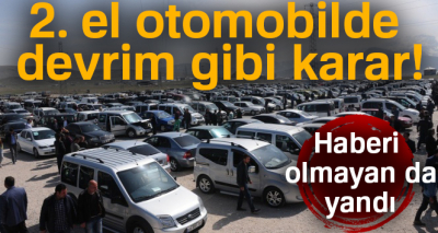 2. el otomobilde devrim gibi karar