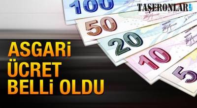 2018 için Asgari Ücret Belli Oldu