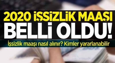 2020 Yılı İşsizlik Maşları Belli Oldu