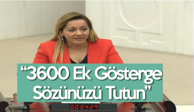 3600 Ek Gösterge Sözünüzü Tutun!