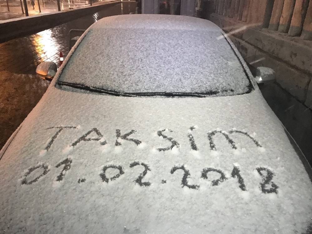 İstanbul’da Kar yağışı başladı