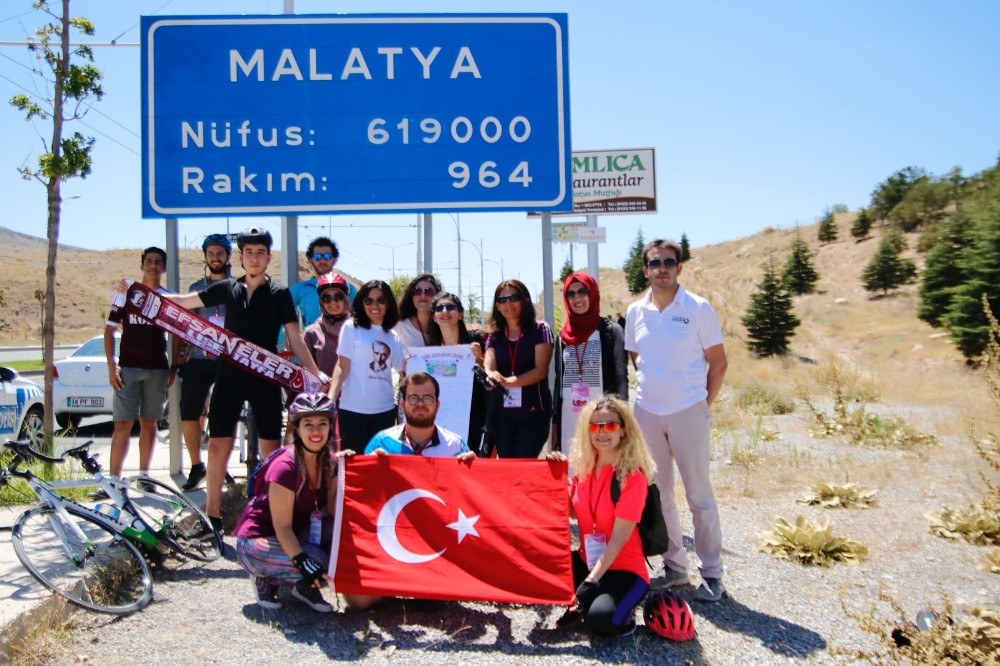 Türk Kadının Zaferi Bisiklet Turu’ Malatya’da