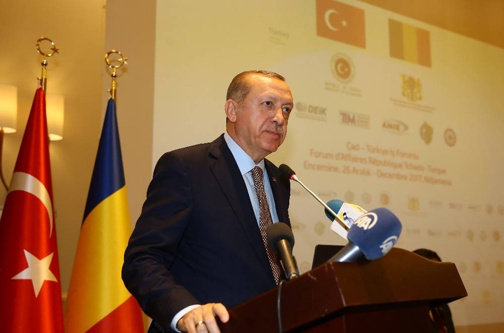 Cumhurbaşkanı Erdoğan, Türkiye-Çad İş Forumu’nda konuştu