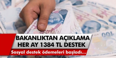 Aile çalışma ve politikalar bakanı Selçuk açıklama yaptı! Sosyal destek ödemeleri başladı…