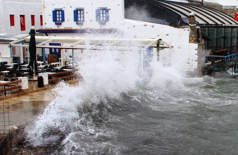 Bodrum’da lodos etkili oldu