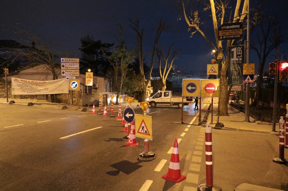 Tıbbiye caddesi trafiğe kapatıldı