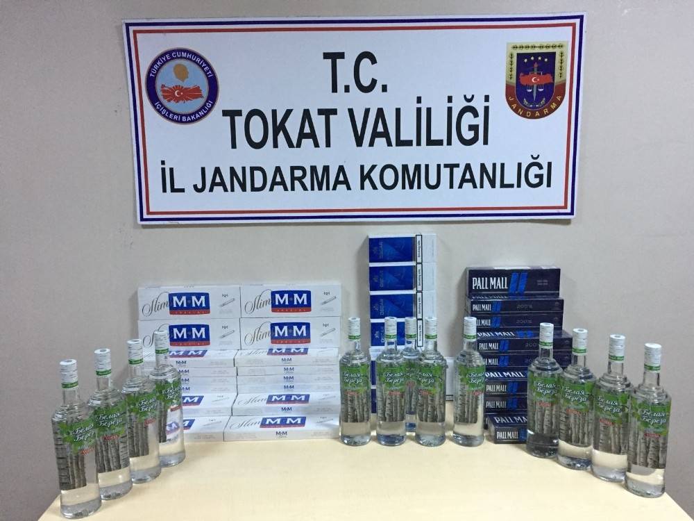 Jandarmadan sigara ve alkol kaçakçılarına operasyon