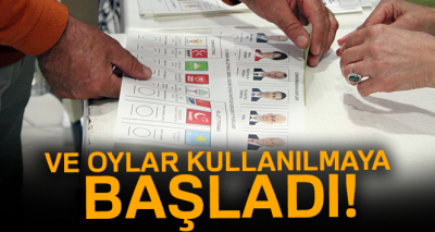 Havalimanlarında oy kullanma işlemi başladı