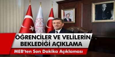 MEB’den son dakika açıklaması: Yüz Yüze sınavlar başlıyor mu? Milyonlarca veliler ve öğrenciler  bu açıklamayı bekliyordu, sonunda yapıldı!